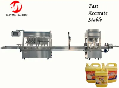 500-5000ml PLC Control Piston Cooking Oil Filling Machine