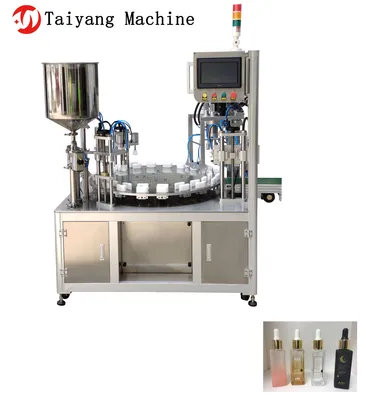 Suitable for a Variety of Bottle - Type Double - Head Rotary Cap Emulsion Filling Machine.