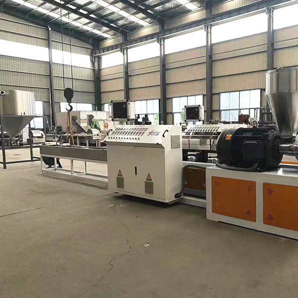 Single-Screw Plastic Extruders Granulation New Twin Screw Design with Core Motor Gearbox for PP PE PVC