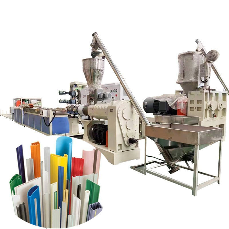 SJSZ65/132 Twin-screw Door and Window Profile Wire TroughManufacturer Supplies PVC Profile Production  Extruder Machine