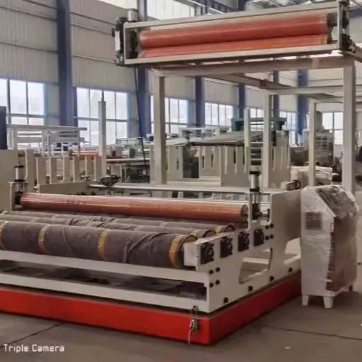 Automatic Tpe Car Foot Mat Cutter Vacuum Forming System Anti-Slip Tpe Car Mat Production Machinery