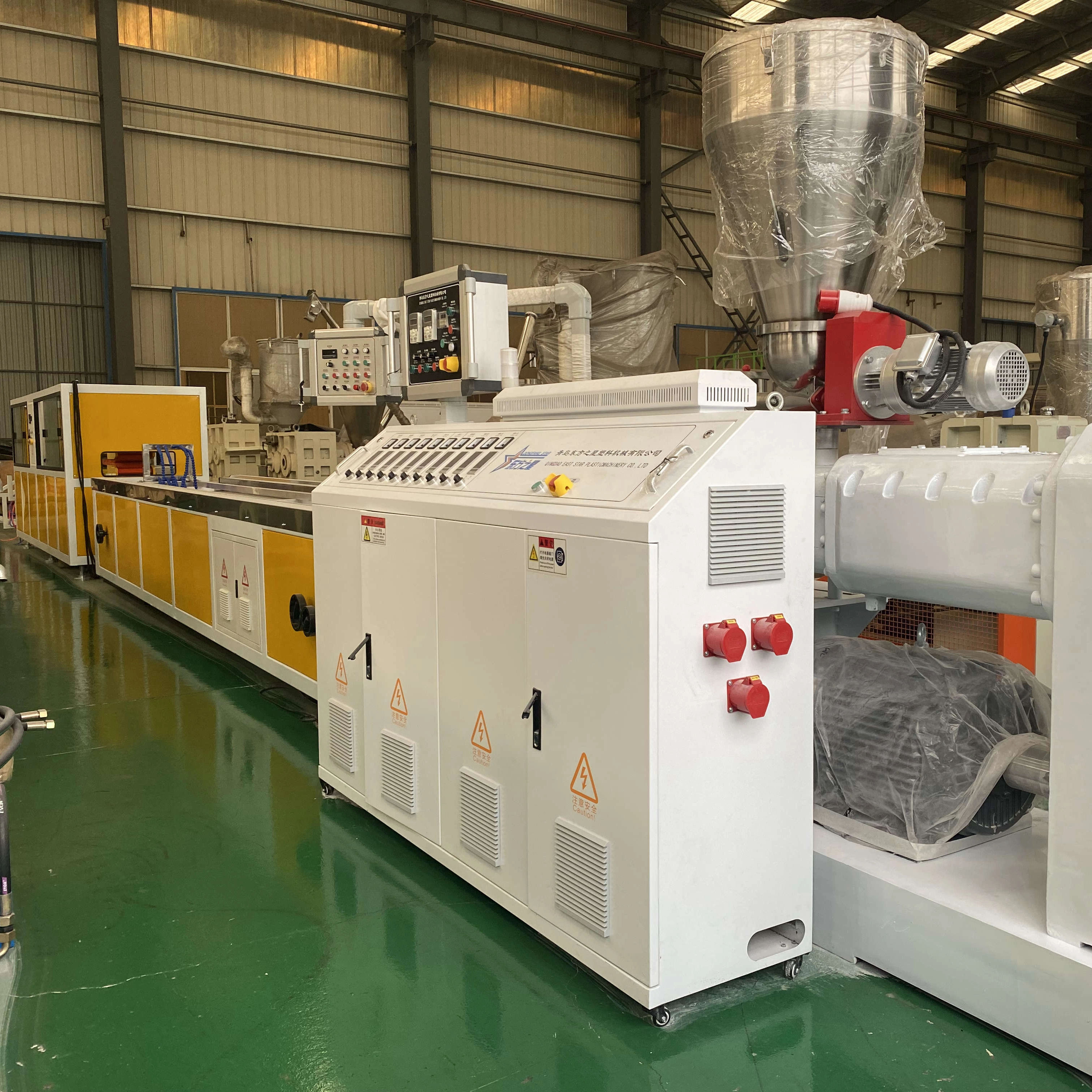 PVC Stone Plastic Floor Equipment Plastic Floor Production Line