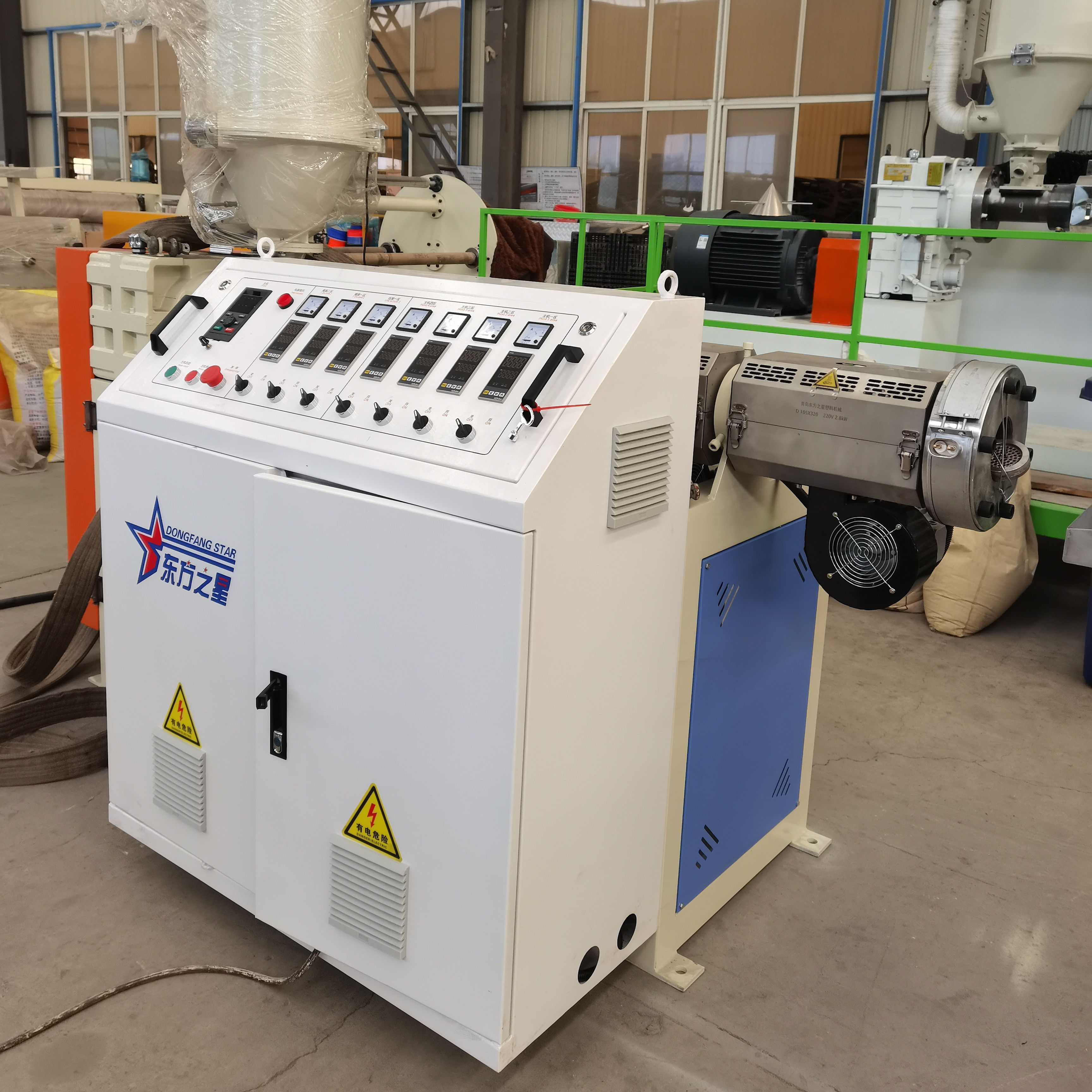 Industrial Plastic Tubing Extruders Plastic Pipe Welding and Cutting Machines Automatic Plastic Pipe Production Equipment
