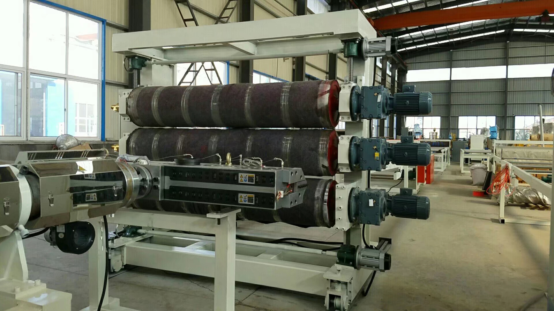Soft PVC Transparent Crystal Board Equipment 1 Year Motor Gearbox Engine Warranty