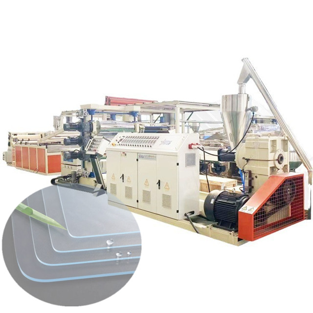 Soft PVC Transparent Crystal Board Equipment 1 Year Motor Gearbox Engine Warranty