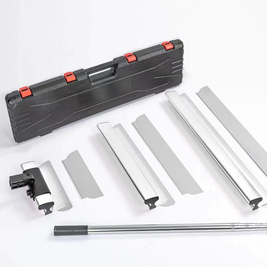 Drywall Skimming Blade Finishing Tool Smoothing Blade Down Knife Triple Combo Set With Handle